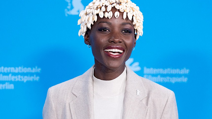 Lupita Nyong'o Wore a Cowrie Shells Headpiece To The Berlinale International Jury Photocall. Here is Why This is Significant.