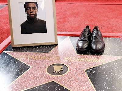 Chadwick Boseman Honored With a Star On Hollywood walk of Fame (Photos)
